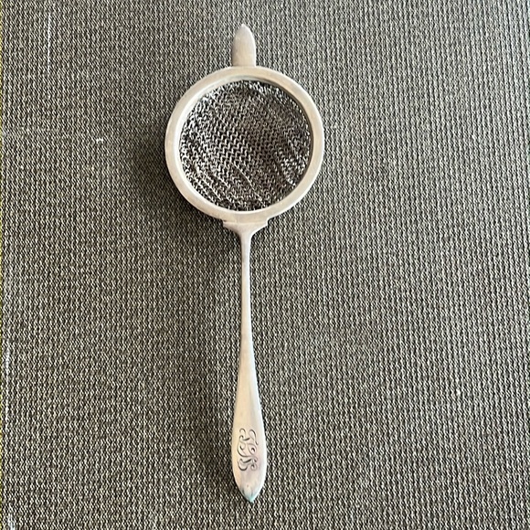 Sterling Silver Mesh Tea Strainer